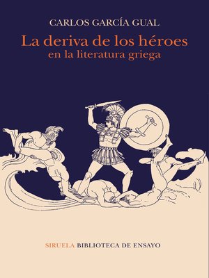 cover image of La deriva de los héroes en la literatura griega